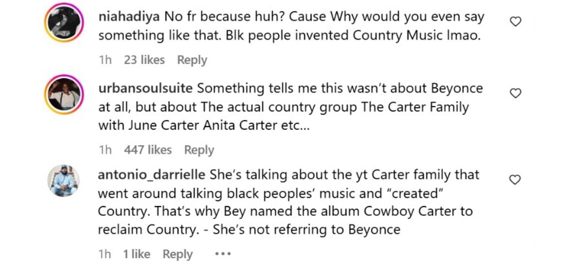 Comments reacting to the news (Image via Insagram/@theneighborhoodtalk)